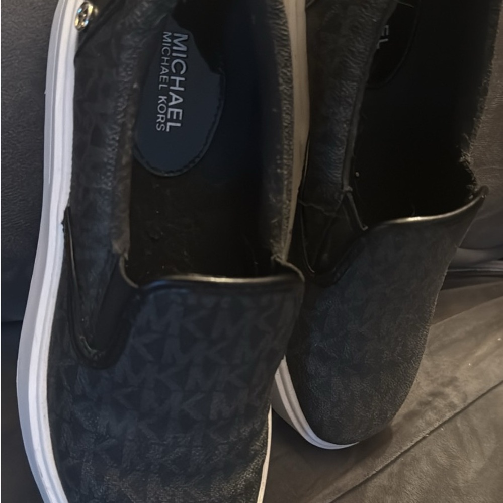 Michael Kors Dark Patterned Slip-Ons